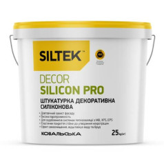 Siltek Decor Silicon Pro, Штукатурка декоративная силиконовая, 25 кг