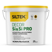 Siltek Decor Si&Si Pro, Штукатурка силикат-силиконовая, «Камешковая», 25 кг