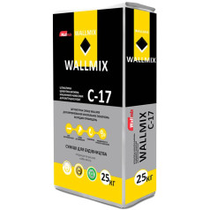 Wallmix C-17, Штукатурка цементно-известковая, машинная, 25 кг Wallmix C-17, Штукатурка цементно-известковая, машинная, 25 кг