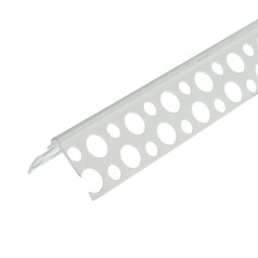 Угол перфорированный пластиковый 