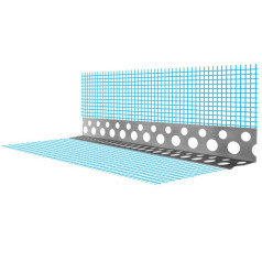 Уголок алюминиевый с сеткой 2,5 м