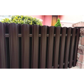 Евроштакетник металлический, в ассортименте