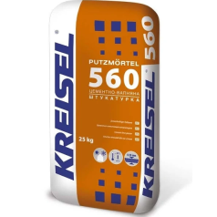 Kreisel 560 смесь штукатурная известково-цементная, 25 кг