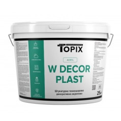 Topix W Decor Plast Acryl, Штукатурка декоративная, 25 кг Topix W Decor Plast Acryl, Штукатурка декоративная, 25 кг