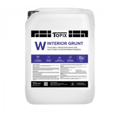 Topix W Іnterior Grunt, Грунтовка глубокопроникающая, 10 л Topix W Іnterior Grunt, Грунтовка глубокопроникающая, 10 л