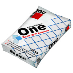 Баумит Баумакол Ван для приклеивания плитки, 25 кг Баумит Баумакол Ван для приклеивания плитки, 25 кг