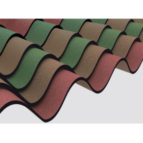 Ондулин (коричневый, красный, зеленый)