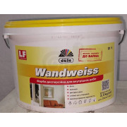 Dufa Wandweiss D1, белая матовая дисперсия, 2,5 л Dufa Wandweiss D1, белая матовая дисперсия, 2,5 л