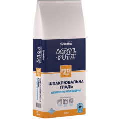 Sniezka ACRYL-PUTZ FD12 FASAD, шпаклевка цементная до 30 мм, 5 кг Sniezka ACRYL-PUTZ FD12 FASAD, шпаклевка цементная до 30 мм, 5 кг