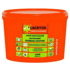 Клей монтажный Lacrysil Бешеная Липучка, акриловый, 6 кг