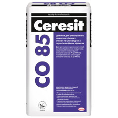 Ceresit CO-85 звукоизолирующая добавка для стяжеки штукатурок, 25 кг Ceresit CO-85 звукоизолирующая добавка для стяжеки штукатурок, 25 кг