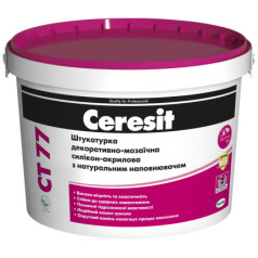 Ceresit CT 77 Мозаичная силикон-акриловая штукатурка, 14 кг Ceresit CT 77 Мозаичная силикон-акриловая штукатурка, 14 кг