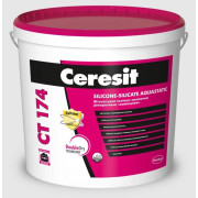 Ceresit СТ 174, Штукатурка силикон-силикатная декоративная (зерно 1 мм), 25 кг