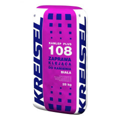 Крайзель 108 "белый" для приклеивания мрамора, керамогранита, светлого камня, 25 кг Крайзель 108 "белый" для приклеивания мрамора, керамогранита, светлого камня, 25 кг
