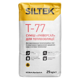 Siltek T-77, Смесь «Универсал» для теплоизоляции, 25 кг