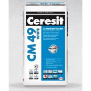 CERESIT CM-49 WHITE S2 Premium Flexible, Клеящая смесь для плитки, 20 кг