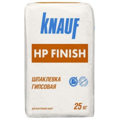 Кнауф HP Finish, финишная гипсовая шпаклевка 1-5 мм, 25 кг. Кнауф HP Finish, финишная гипсовая шпаклевка 1-5 мм, 25 кг.