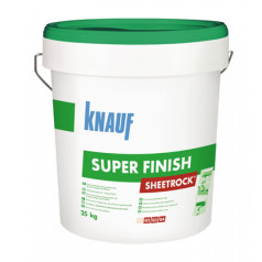 Кнауф Sheetrock SuperFinish, готовая шпаклевка 1-3 мм, 25 кг Кнауф Sheetrock SuperFinish, готовая шпаклевка 1-3 мм, 25 кг