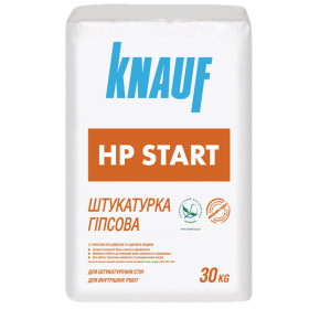 Кнауф HP Start, гипсовая стартовая штукатурка 10-30 мм, 30кг. Кнауф HP Start, гипсовая стартовая штукатурка 10-30 мм, 30кг.