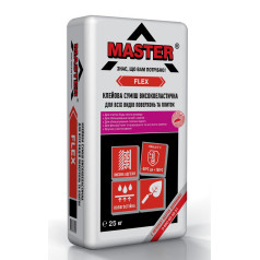 Мастер Флекс для приклеивания плитки, 25 кг Мастер Флекс для приклеивания плитки, 25 кг