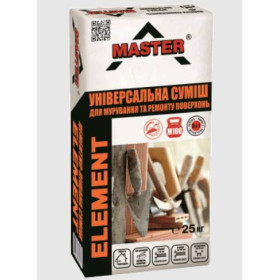 Мастер Элемент, для кладки и ремонта поверхностей, 30 кг
