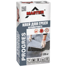 Master PROGRES для приклеивания керамогранита, 25 кг Master PROGRES для приклеивания керамогранита, 25 кг