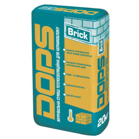 DOPS Brick, Клей теплоизоляционный для керамоблока, 20 кг
