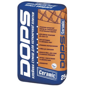 DOPS Ceramic, Клеевая смесь для керамической плитки, 25 кг