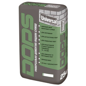 DOPS Universal, Цементно-песчаная смесь, 10 - 80 мм, 25 кг