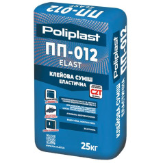 Полипласт ПП-012 ELAST, Эластичная клеевая смесь, белая, 25 кг Полипласт ПП-012 ELAST, Эластичная клеевая смесь, белая, 25 кг