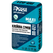 Полипласт ПП-021 MAXI, Клеевая смесь для крупногабаритных плит, 25 кг