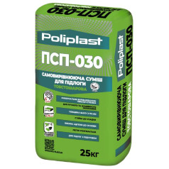 Полипласт ПСП-030, Самовыравнивающая смесь 3-70 мм, 25 кг Полипласт ПСП-030, Самовыравнивающая смесь 3-70 мм, 25 кг