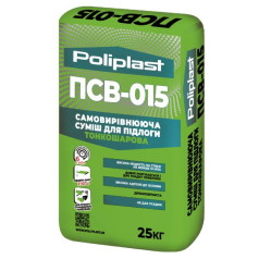 Полипласт ПСВ-015, Самовыравнивающая смесь 2-15 мм, 25 кг Полипласт ПСВ-015, Самовыравнивающая смесь 2-15 мм, 25 кг