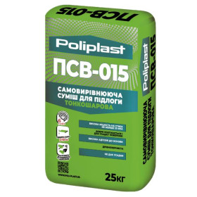 Полипласт ПСВ-015, Самовыравнивающая смесь 2-15 мм, 25 кг