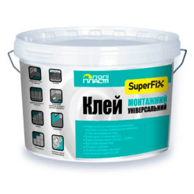 Полипласт Super Fix, Клей монтажный, универсальный