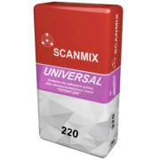 Scanmix UNIVERSAL 220, Клеящая и армирующая смесь, 25 кг Scanmix UNIVERSAL 220, Клеящая и армирующая смесь, 25 кг