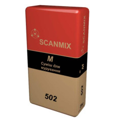 Scanmix М 502 - Клей для пористых блоков, 25 кг Scanmix М 502 - Клей для пористых блоков, 25 кг