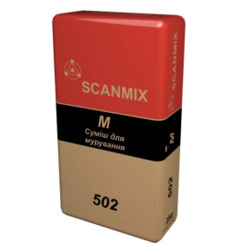 Scanmix М 502 - Клей для пористых блоков, 25 кг