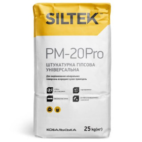 Siltek PM-20 Pro, Штукатурка гипсовая универсальная, 25 кг