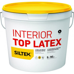 Siltek Interior Top Latex, интерьерная краска, База А, 0,9 л Siltek Interior Top Latex, интерьерная краска, База А, 0,9 л