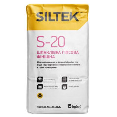 Siltek S-20, Шпаклевка гипсовая финишная, 15 кг Siltek S-20, Шпаклевка гипсовая финишная, 15 кг