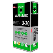 Wallmix D-20, Стяжка для пола цементная, 10-100 мм, 25 кг Wallmix D-20, Стяжка для пола цементная, 10-100 мм, 25 кг