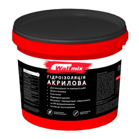 Wallmix, Гидроизоляционная акриловая смесь, 4,2кг