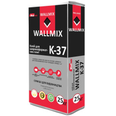 Wallmix К-37, Клей для крупноформатной плитки, 25 кг Wallmix К-37, Клей для крупноформатной плитки, 25 кг