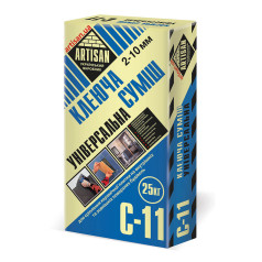 Артисан С-11 для приклеивания керамической плитки, 25кг Артисан С-11 для приклеивания керамической плитки, 25кг