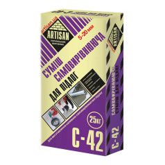 Артисан C-42 наливной пол 4-20 мм, 25кг Артисан C-42 наливной пол 4-20 мм, 25кг