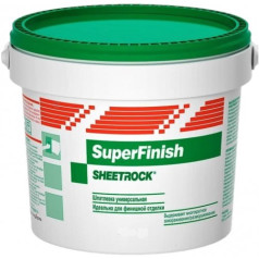 Кнауф Sheetrock SuperFinish, готовая шпаклевка 1-3 мм, 28 кг. Кнауф Sheetrock SuperFinish, готовая шпаклевка 1-3 мм, 28 кг.