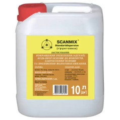 Scanmix STANDART - Грунтовка глубокопроникающая, 10 л Scanmix STANDART - Грунтовка глубокопроникающая, 10 л