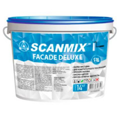 Краска фасадная Scanmix Facade Deluxe, акриловая, 14 кг Краска фасадная Scanmix Facade Deluxe, акриловая, 14 кг