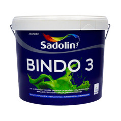Sadolin BINDO 3, Глубокоматовая латексная краска, 9 л